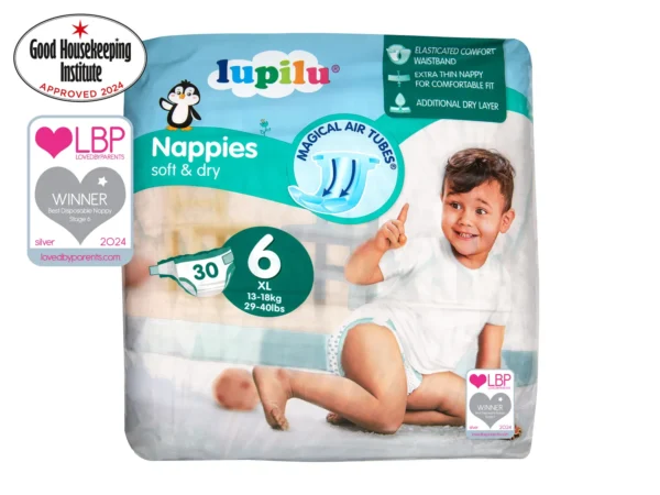 Lupilu Soft&Dry | Dydis 6 (13-18kg) | 60 vnt