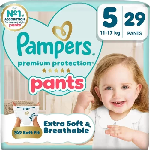 Pampers Premium Protection Pants | Dydis 5 (11-17 kg) | 29vnt