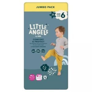 Asda Little Angels Comfort & Protect | Dydis 6 (13-18 kg) | 54 vnt