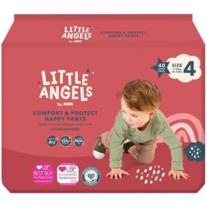 Asda Little Angels Pants | Dydis 4 (9-14 kg) | 80(2x40)vnt
