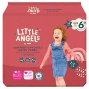Asda Little Angels Pants | Dydis +6 (16+ kg) | 64 (2x32) vnt