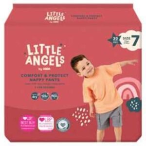 Asda Little Angels Pants | Dydis 7 (17+ kg) | 60 (2x30)vnt