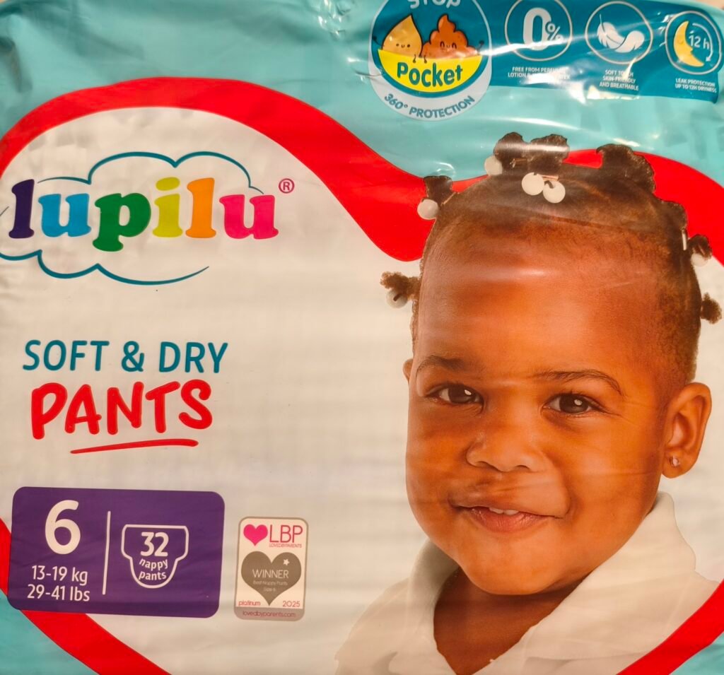 Lupilu Soft&Dry Pants | Dydis 6 (13-19 kg) | 64 (2x32) vnt