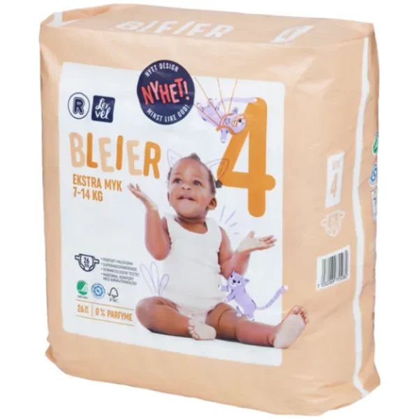Bleer Bleier | Dydis 4 (7-14 kg) | 52 (2x 26) vnt