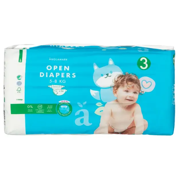Coop Anglamark Baby Midi | Dydis 3 (5-9 kg) | 56 vnt