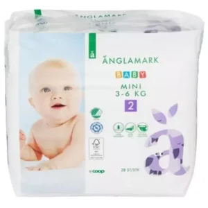 Coop Anglamark Baby Mini | Dydis 2 (3-6kg) | 56(2x28)vnt