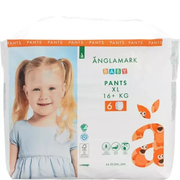 Coop Anglamark Baby Pants XL | Dydis 6 (16+ kg) | 34 vnt