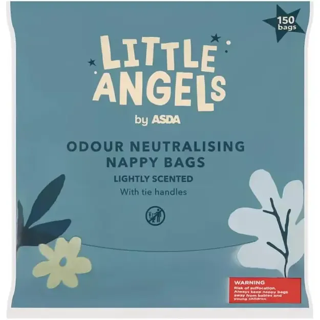 Kvepiantis maišeliai panaudotoms sauskelnėms Little Angels 150 nappy bags (150vnt)