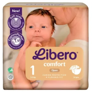 Libero Comfort | Dydis 1 (2-5 kg) | 72 (3x24) vnt