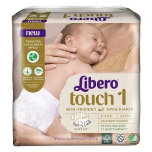 Libero Touch | Dydis 1 (2-5 kg) | 66 (3x22) vnt