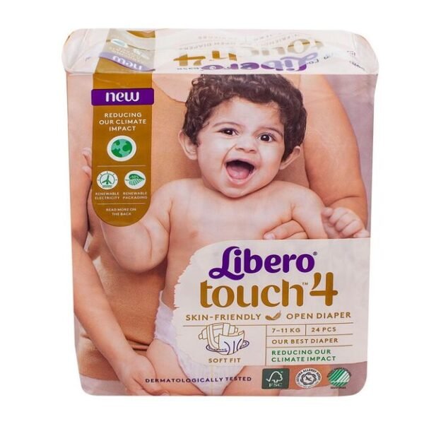 Libero Touch | Dydis 4 (7-12 kg) | 72 (3x24) vnt