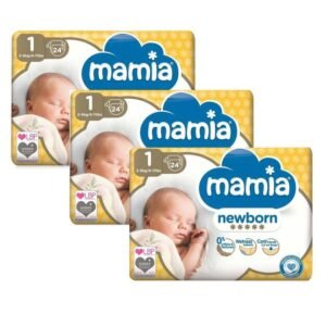 Mamia New-Born | Dydis 1 (2-5 kg) | 72 (3x24) vnt