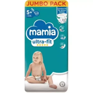 Mamia Ultra Fit | Dydis 5+ (12-17 kg) | 64 vnt