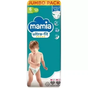 Mamia Ultra Fit | Dydis 6 (13-18 kg) | 60 vnt