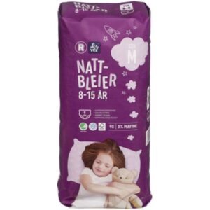 Bleer Bleier Night Pants 8-15 m. mergaitei | Dydis M (30-50 kg) | 9 vnt