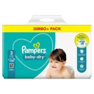 Pampers Baby Dry | Dydis 3 (6-10 kg) | 98 vnt