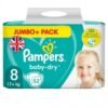 Pampers Baby Dry | Dydis 8 (18+ kg) | 52vnt