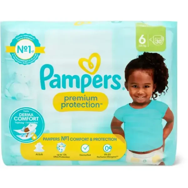 Pampers Premium Protection | Dydis 6 (13+ kg) | 30vnt