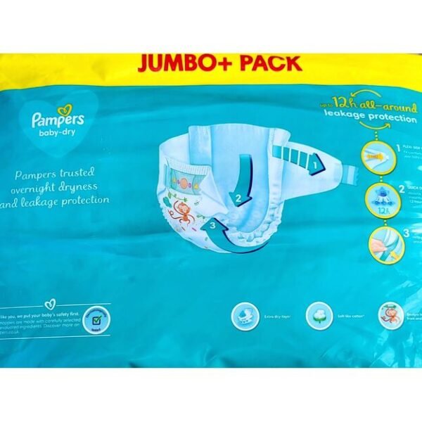 Pampers Baby Dry | Dydis 8 (18+ kg) | 52vnt