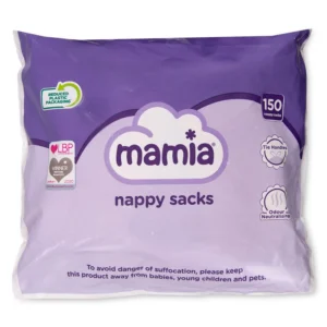 Kvepiantis maišeliai panaudotoms sauskelnėms Mamia nappy sacks (150 vnt)